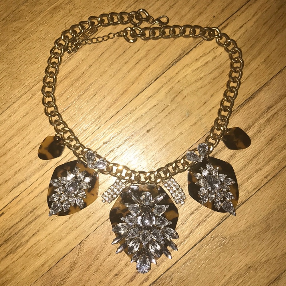 Bauble Bar Tortoise Shell Statement Necklace